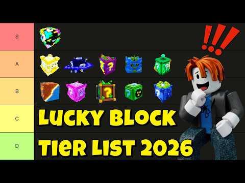 EVERY Lucky Block RANKED Escape Tsunami For Brainrots Value Guide