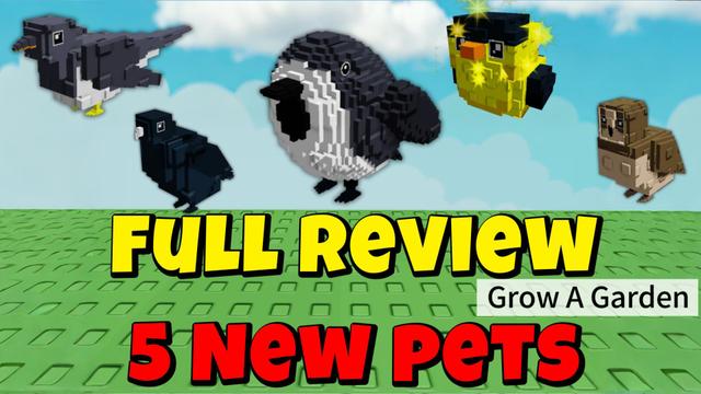 An Overview and Analysis of Five New Pets in Grow a Garden