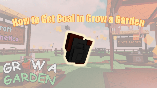 How to Get Coal in Grow A Garden During the Smithing Event