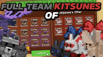HOW I GOT A FULL TEAM OF KITSUNES IN 10 MINUTES 🤩 | Grow A Garden Trading Montage