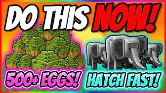 *AFK-ABLE* 500+ SAFARI EGGS & REWARDS DAILY! EASY ELEPHANTS! DO THIS FAST! | Grow A Garden
