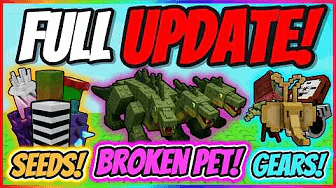 HYDRA* IS BROKEN... 9 PETS & ABILITIES, NEW BEST SEED, INSANE GEARS & MORE! | Grow A Garden
