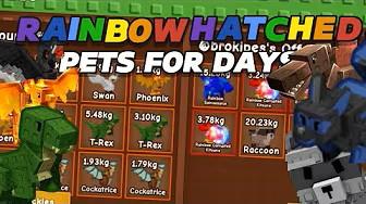 HOW I GOT A FULL TEAM OF RAINBOW HATCHED PETS IN 14 MINUTES 🤩 | Grow A Garden Trading Montage