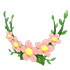 Flower Wreath Pin