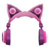 Pink Cat Ear Headphones