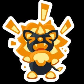 Blazing Lion Animated Sticker