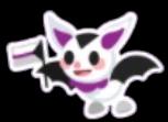 Demisexual Bat Sticker