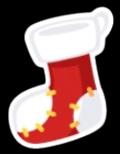 Festive Stocking Sticker