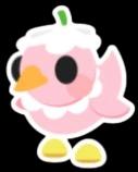 Flower Power Duckling Sticker