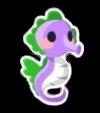 Genderqueer Seahorse Sticker
