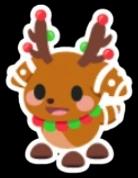 Gingerbread Reindeer Sticker