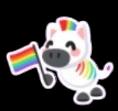 Happy Pride Zebra Sticker