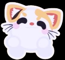 Mochi Meow Tumble Animated Sticker