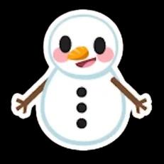 Snowman Sticker