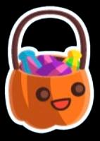 Trick or Treat Basket Sticker