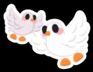 Turtle Doves Sticker