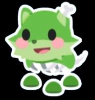 Zombie Wolf Sticker