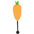 Carrot Rattle