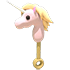 Golden Maned Unicorn Rattle
