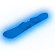 Blue Neon Snowboard