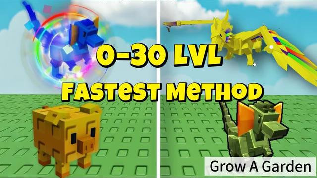 The Fastest Methods to Reach Level 0 to 30 in Grow a Garden!
