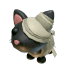 Halloween Black Mummy Cat