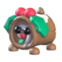 Yule Log Dog