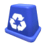 Eco Blue Recycling Bin Hat