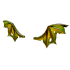 Halloween Green Zombie Bat Wings