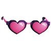 Pink Heart Glasses