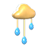 Rainy Cloud Earrings