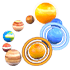 Solar System Necklace