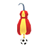 Spain Soccer Earrings
