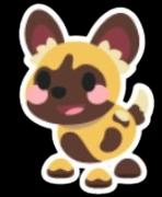 African Painted Dog Sticker