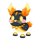 Burning Bunny Sticker