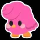 Candyfloss Chick Sticker