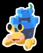 Castle Hermit Crab Sticker