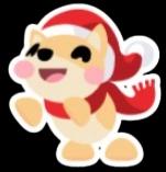 Christmas Dog Sticker