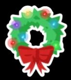 Festive Wreath Sticker