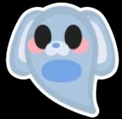 Ghost Bunny Sticker