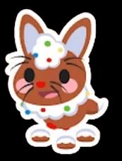 Gingerbread Hare Sticker