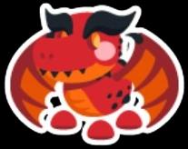 Lava Dragon Sticker