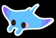 Manta Ray Sticker