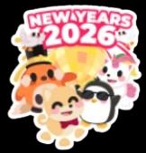 NYE 2026 Sticker