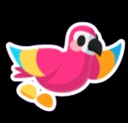 Pan Parrot Sticker