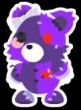 Patchy Bear Sticker
