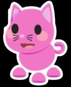 Pink Cat Sticker
