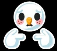 Pretty Please Snowball Sticker