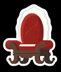 Santa's Throne Sticker