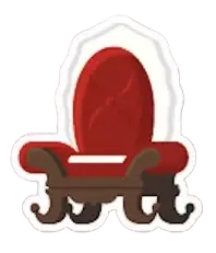 Santa's Throne Sticker